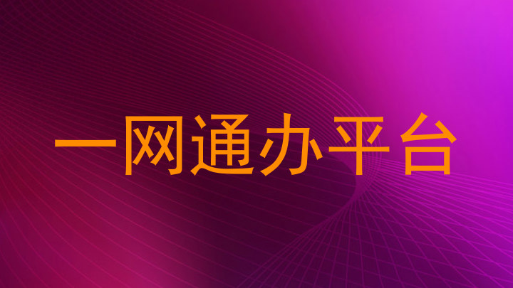 一网通办平台