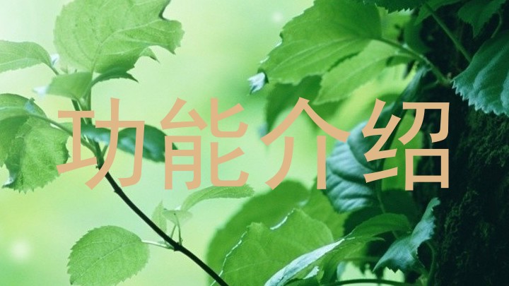 功能介绍