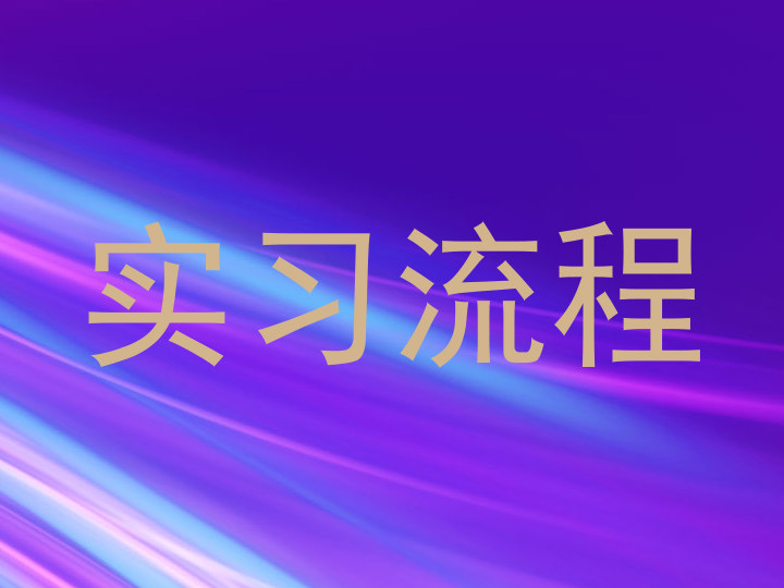 实习流程