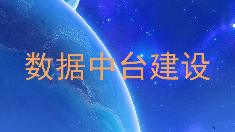 数据中台建设