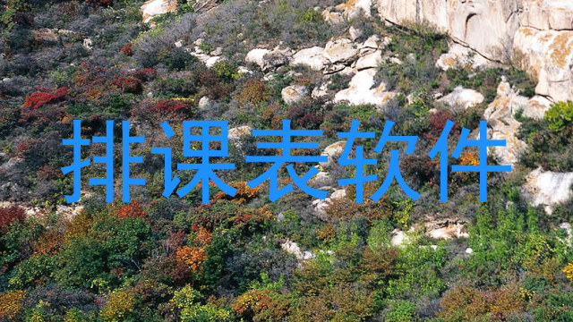 排课表软件