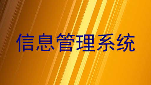 信息管理系统