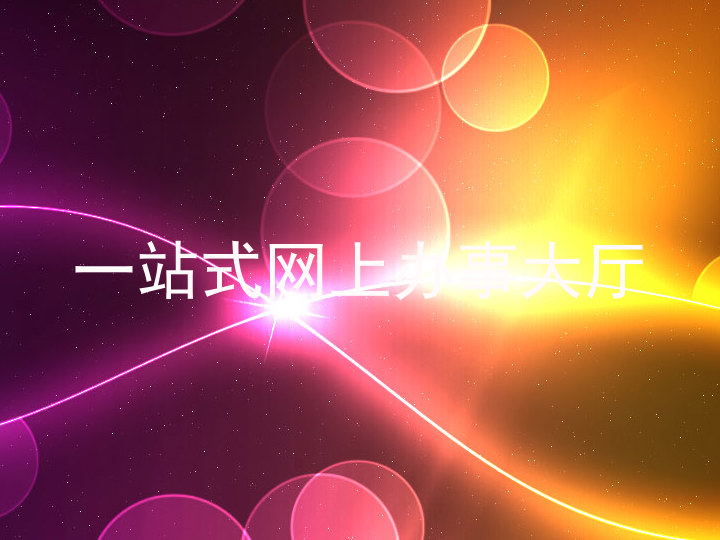 一站式网上办事大厅