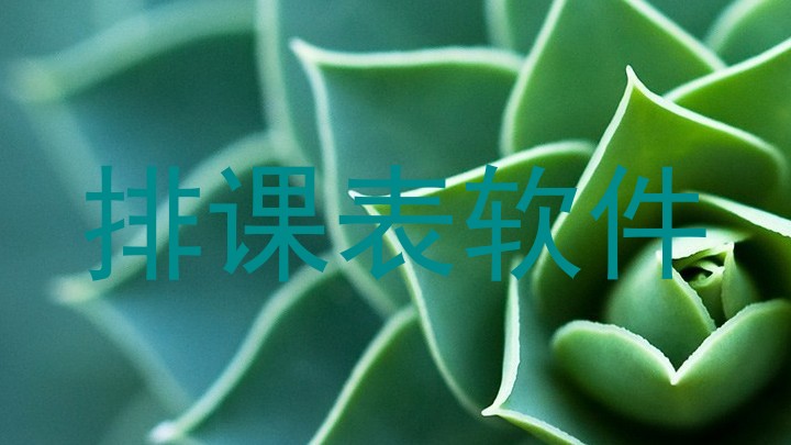 排课表软件