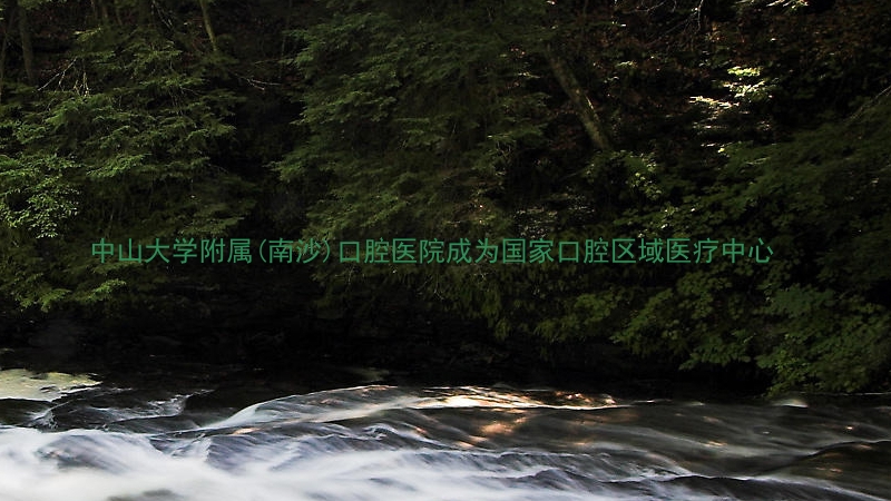 中山大学附属(南沙)口腔医院成为国家口腔区域医疗中心