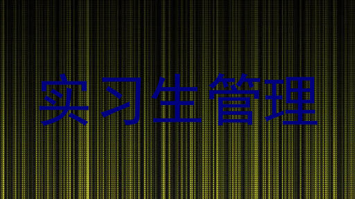 实习生管理