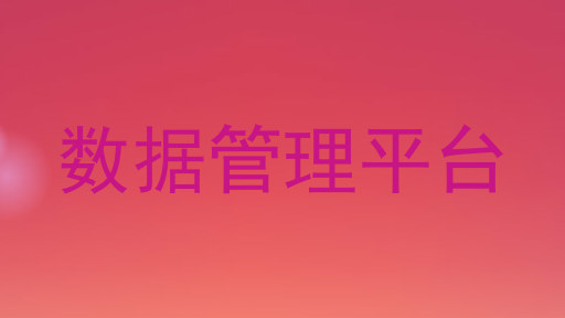 数据管理平台