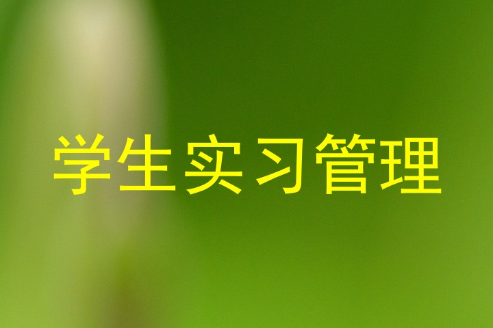 学生实习管理