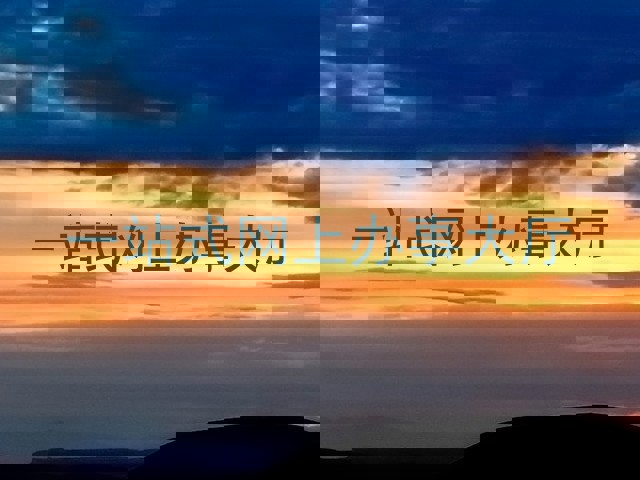 一站式网上办事大厅