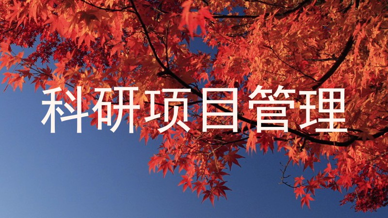 科研项目管理