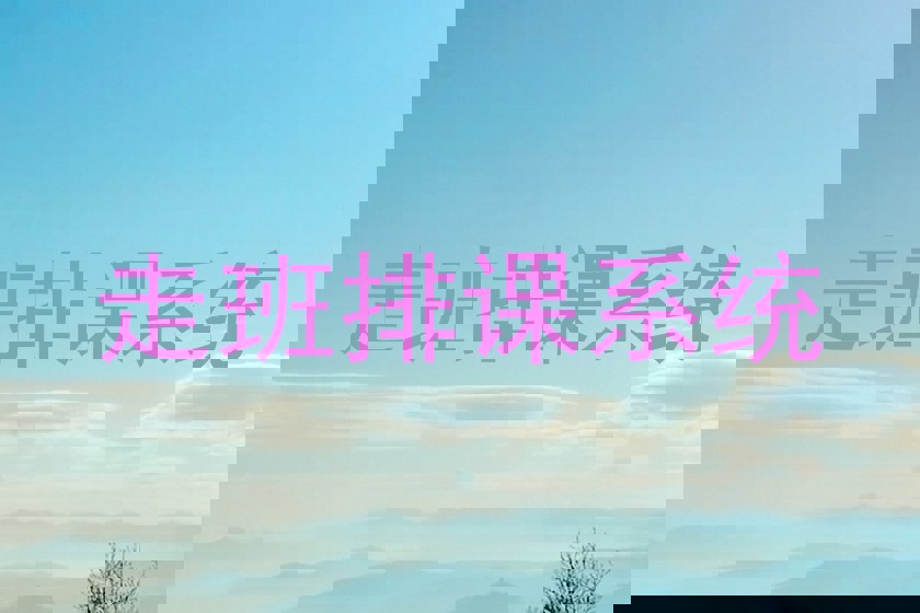 走班排课系统
