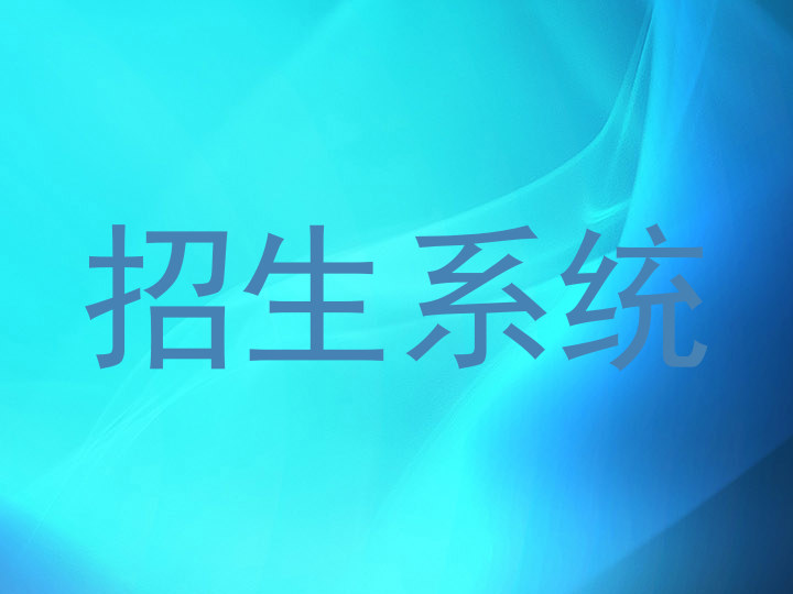 招生系统