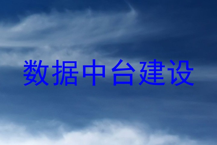 数据中台建设