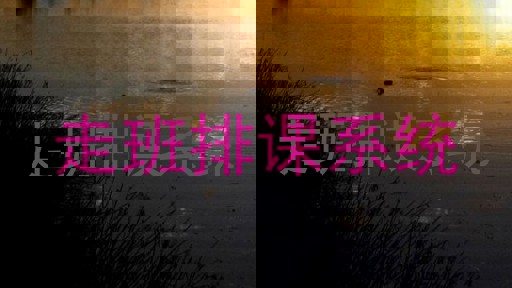 走班排课系统