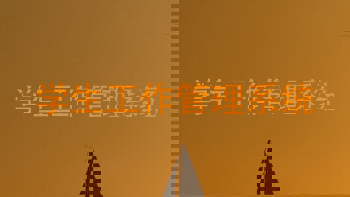 学生工作管理系统