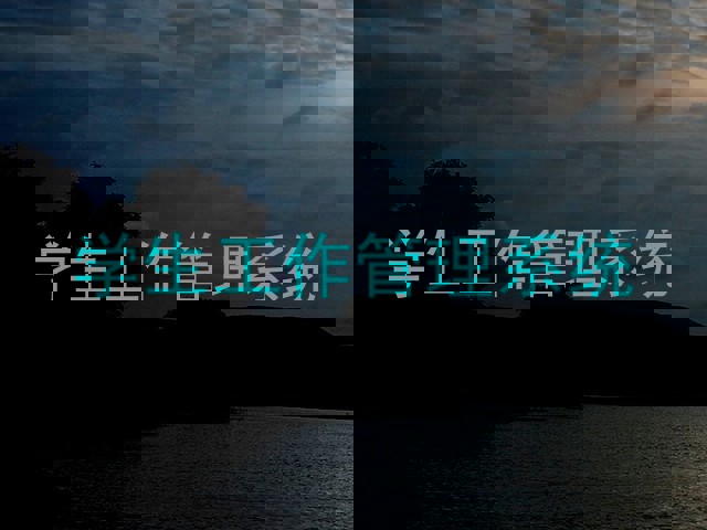 学生工作管理系统