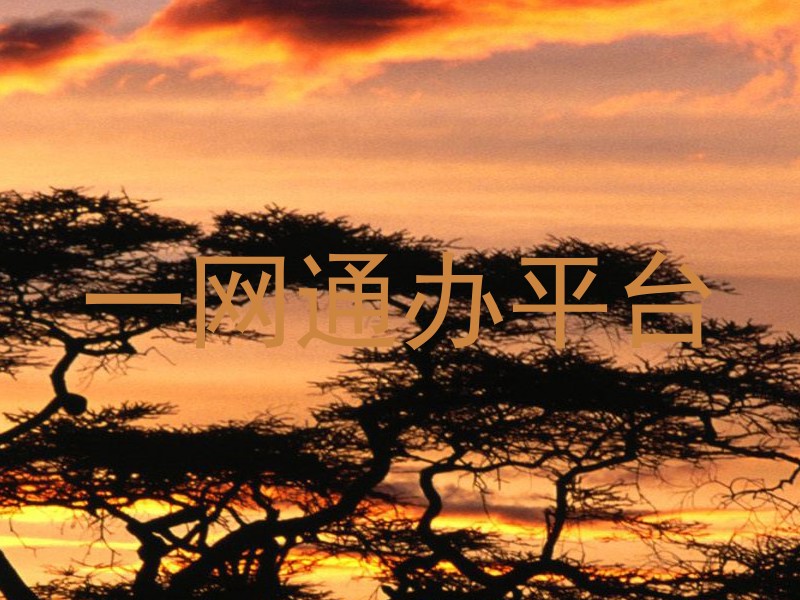 一网通办平台