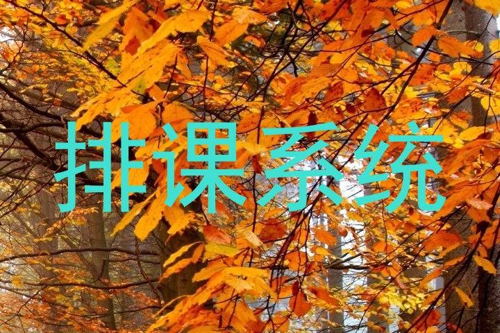 排课系统