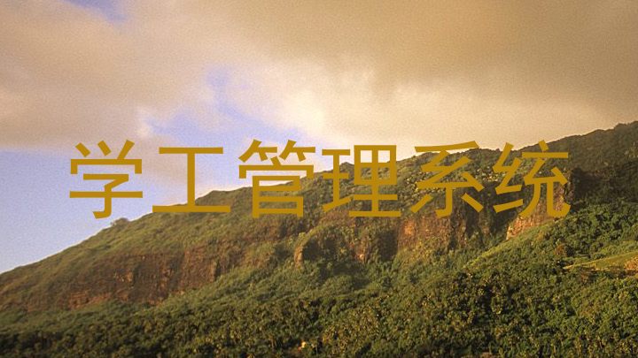 学工管理系统