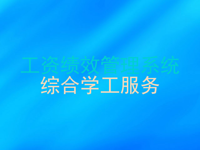 工资绩效管理系统|综合学工服务