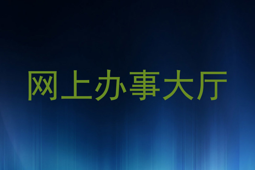 网上办事大厅