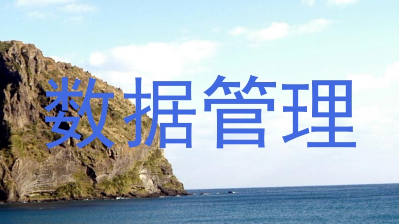 数据管理