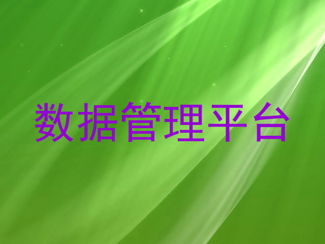 数据管理平台