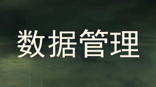 数据管理