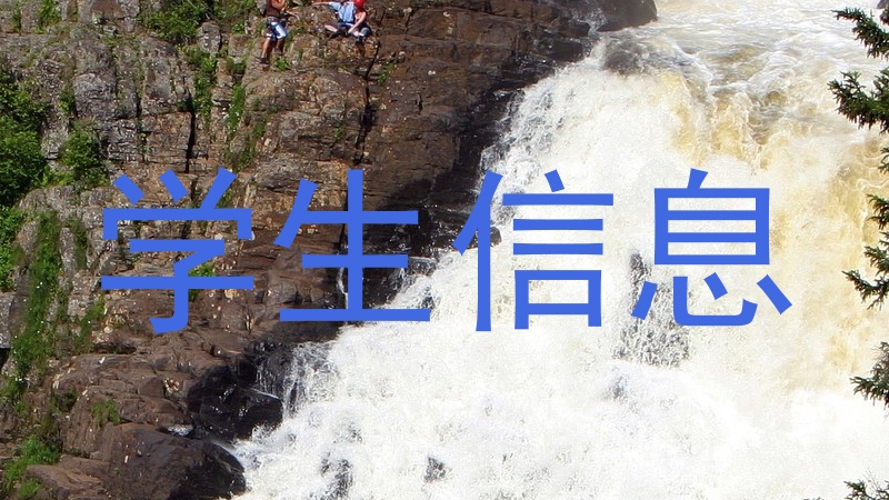 学生信息