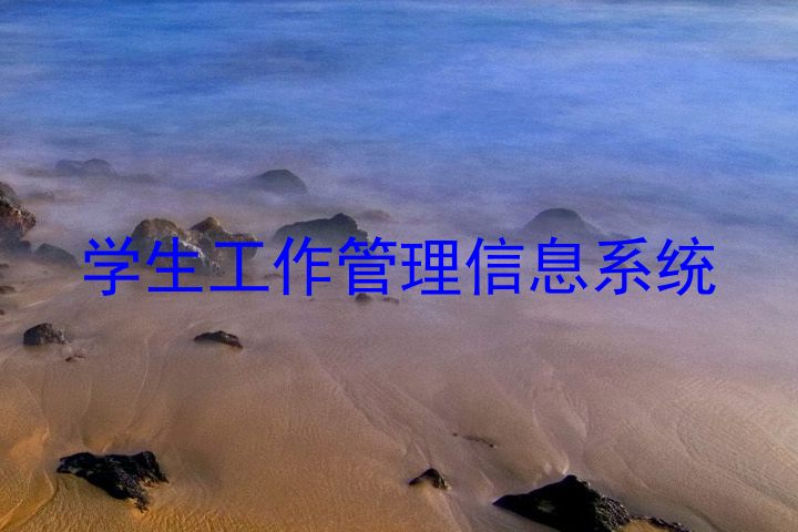 学生工作管理信息系统