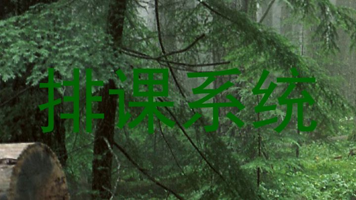 排课系统