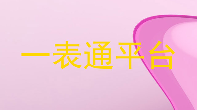 一表通平台