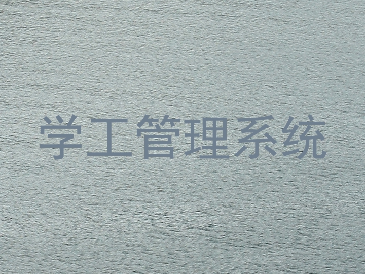 学工管理系统