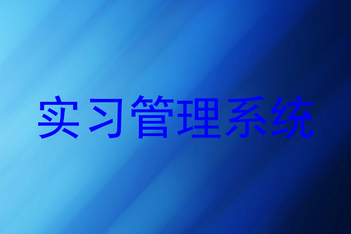 实习管理系统