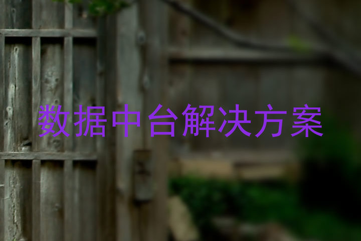 数据中台解决方案
