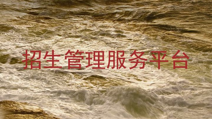 招生管理服務(wù)平臺(tái)