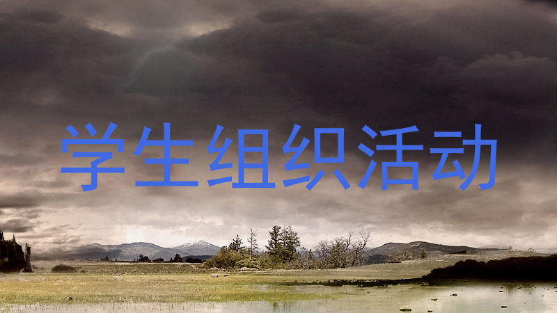 学生组织活动