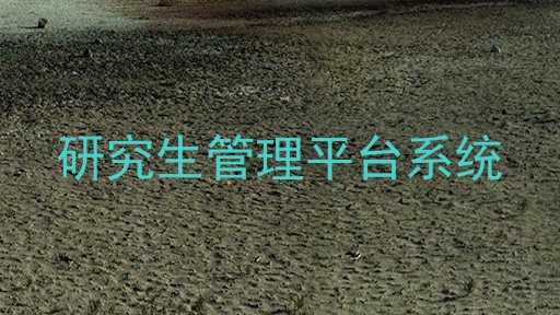 研究生管理平台系统