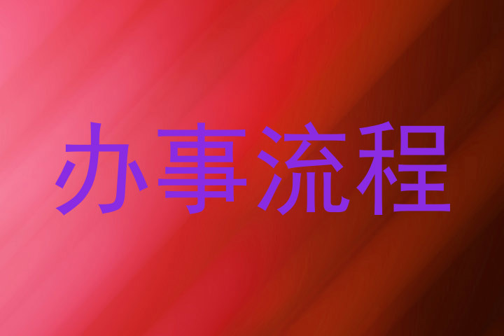 办事流程