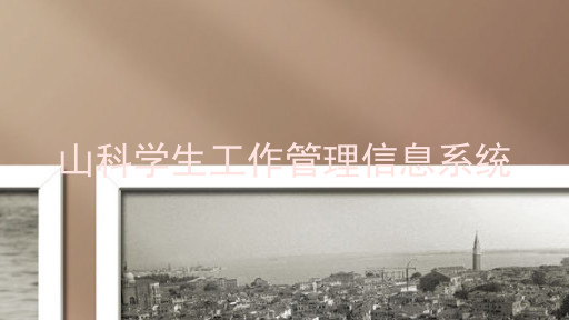 山科学生工作管理信息系统