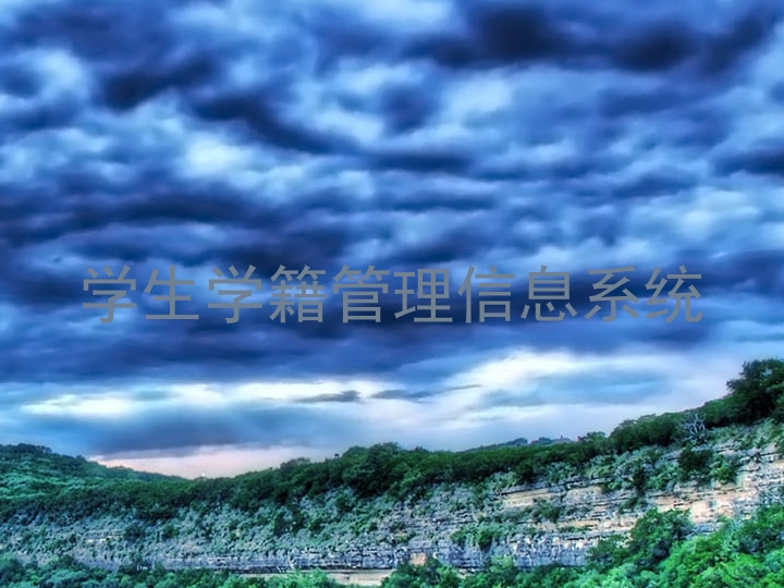 学生学籍管理信息系统