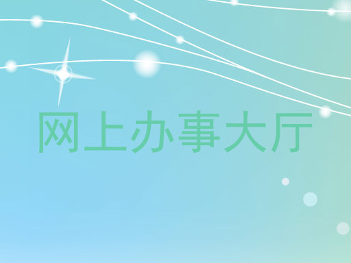 网上办事大厅