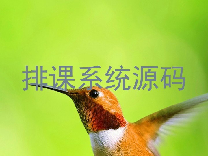 排课系统源码