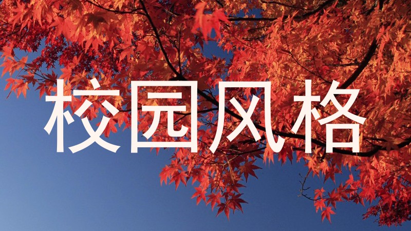 校园风格