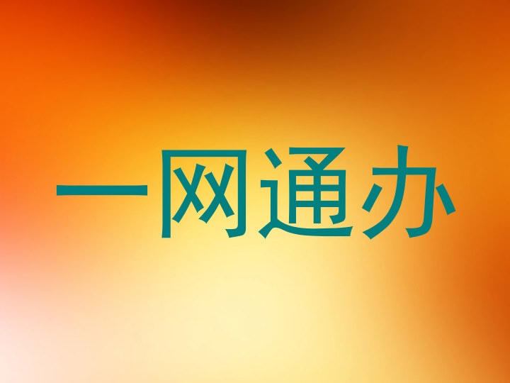 一网通办