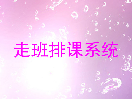 走班排课系统