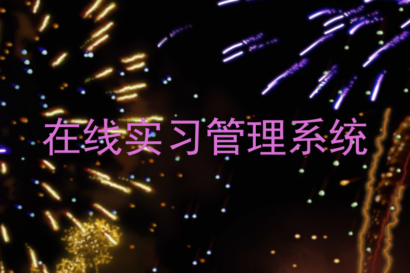 在线实习管理系统