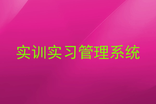实训实习管理系统