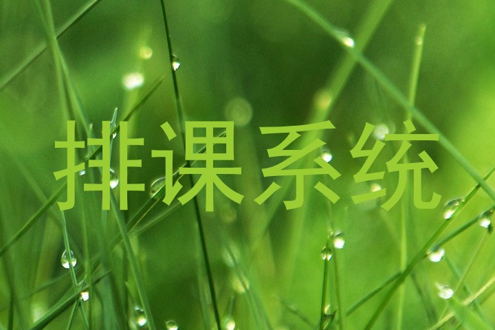 排课系统