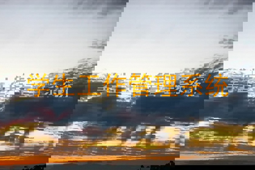 学生工作管理系统